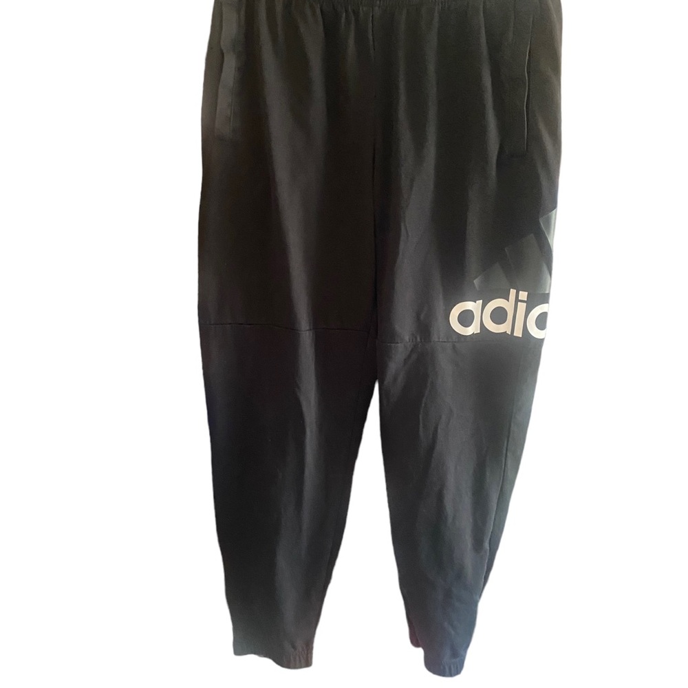 Adidas size XL joggers gathered hemline men’s